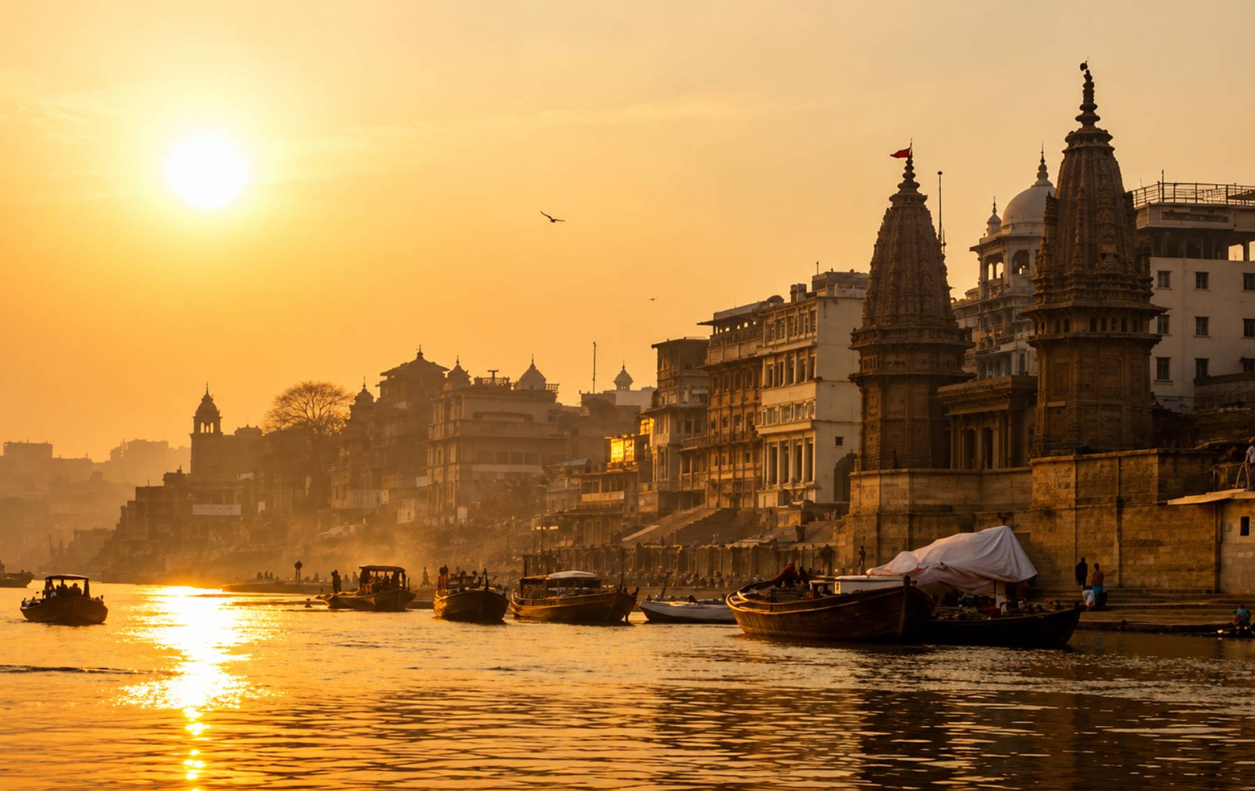 Rishikesh Ganges at dawn